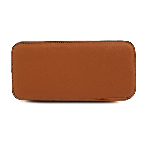 EVVE Women's Small Satchel Bag Classic Top Handle Purses Fashion Crossbody Handbags with Shoulder Strap | TAN - Image 5