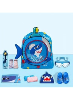 Just Quality 1pc Boy's And Girl's Swimming Bag, Swimming Equipment Storage Bag, Dry And Wet Separation Backpack, Waterproof Drawstring Beach Bag  - Image 2