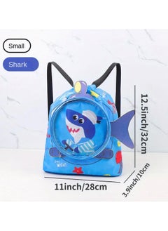 Just Quality 1pc Boy's And Girl's Swimming Bag, Swimming Equipment Storage Bag, Dry And Wet Separation Backpack, Waterproof Drawstring Beach Bag  - Image 3