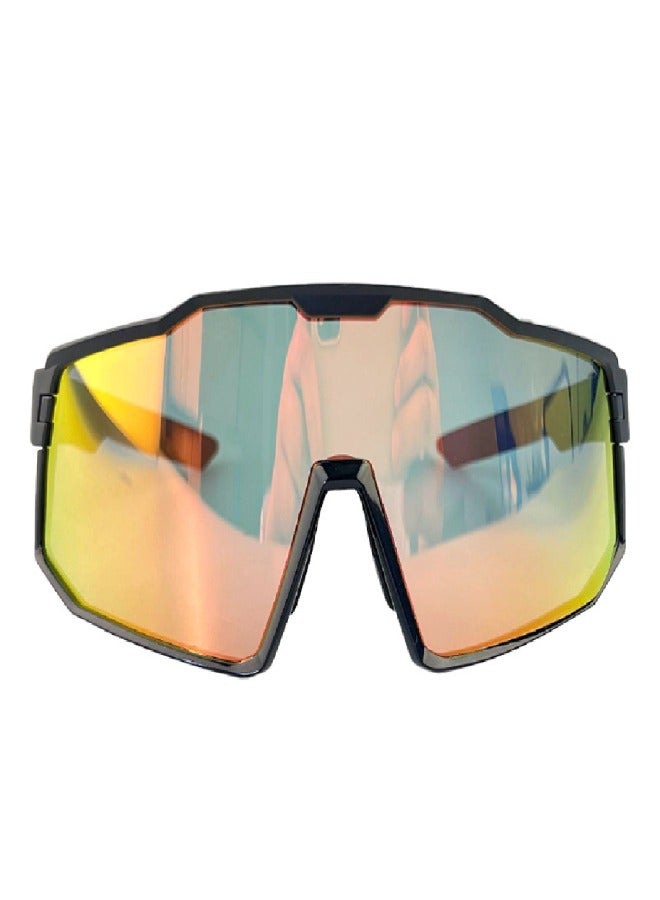 نظارات رياضية ذكية بتقنية البلوتوث AI 1510E - ميكروفون مزدوج لتقليل الضوضاء، مكالمات صوتية عالية الدقة، حماية من الضوء الأزرق، موسيقى لاسلكية، تحكم بزر - إطار خفيف الوزن TR90+PC - مثالية لركوب الدراجات والجري والأنشطة الخارجية - إطار أسود - Image 1