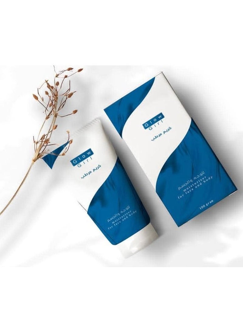 Glow Girl Moisturizing Cream for Face and Body 100grams - Image 2