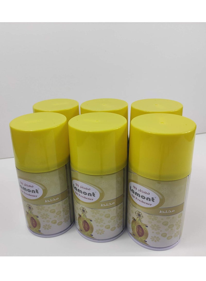 لامونت معطر بخاخ لامونت 6 قطع (مخلط, 250 مل)