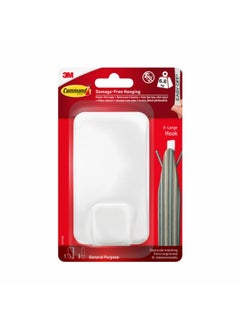 Command Multi-Purpose Damage-Free Hanging Utility Hook with 3 Strips White X-Large UU012641252  - Image 5
