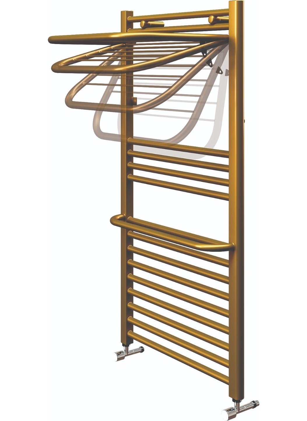Roknes Igines Movens Series 50*110 Towel Warmer Anthracite Black  - Image 1
