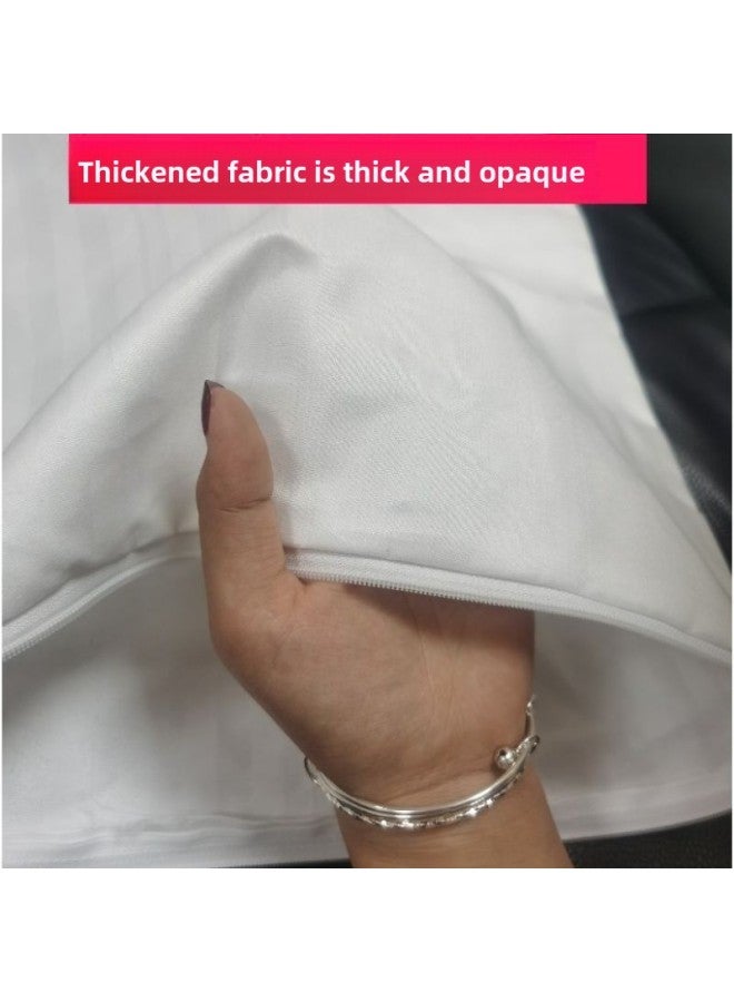 Pillowcase Liner Cover One Thickened Buckwheat Pillowcase 48 × 74 Rectangular Household Hotel All Seasons Universal-Color:Liner Cover 45*65 Double Layer Thickened  - Image 2