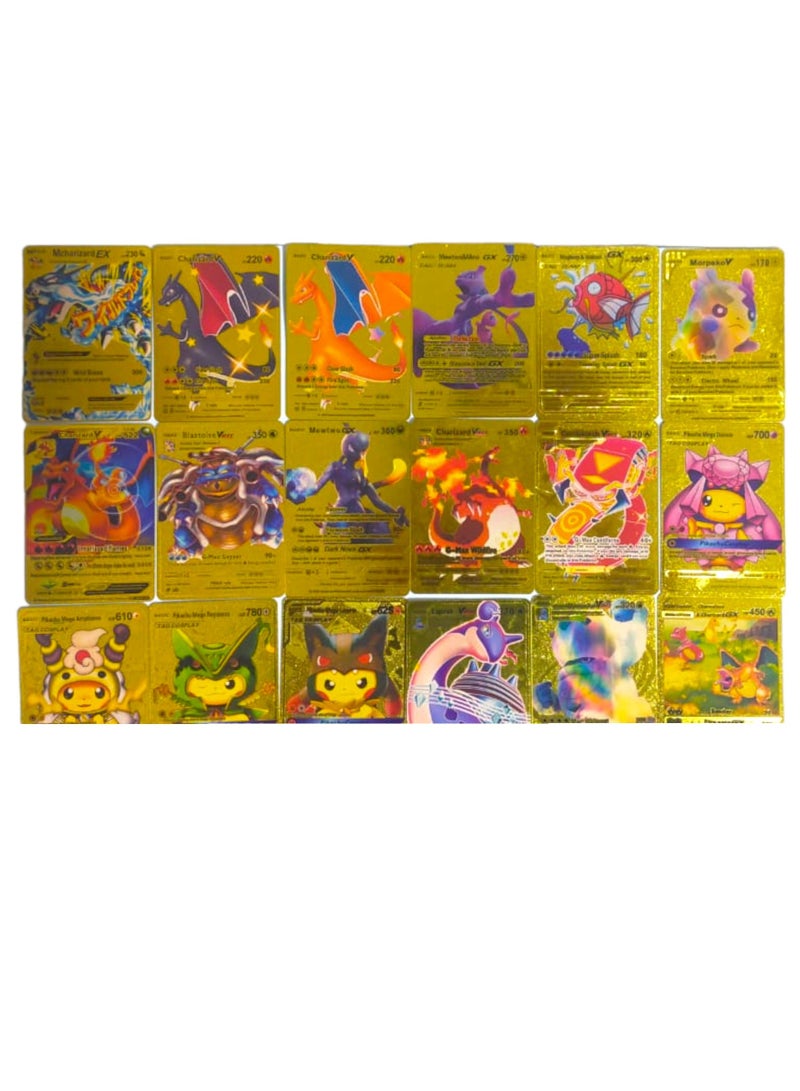بوكيمون مجموعة بطاقات بوكيمون الذهبية  مجموعة من 25 بطاقة - Image 3