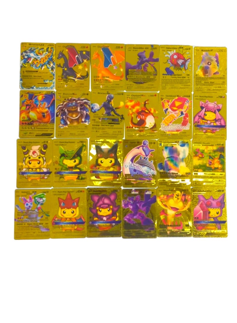 بوكيمون مجموعة بطاقات بوكيمون الذهبية  مجموعة من 25 بطاقة - Image 5