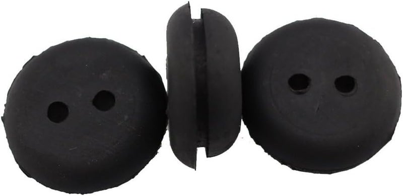 Hipa 3 Pack Fuel Tank Grommet Bushing Rubber Grommet for 2-Hole 19mm (3/4") Tank Hole Generator Lawn Mower Pressure Washer Blower Models - Image 2