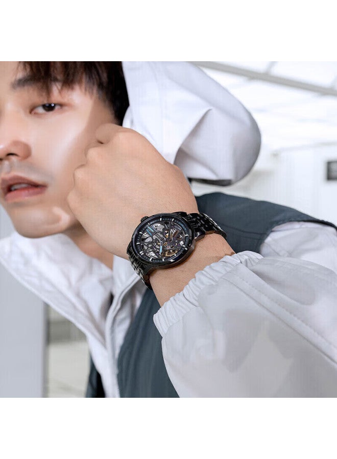 Fairwhale Men's Automatic Mechanical Watch Hollow Waterproof Swiss Quality National Tide Wrisch 6040 - Image 1