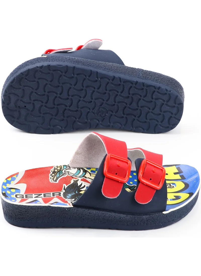 Gezer Summer Two Buckle Boys' Slippers