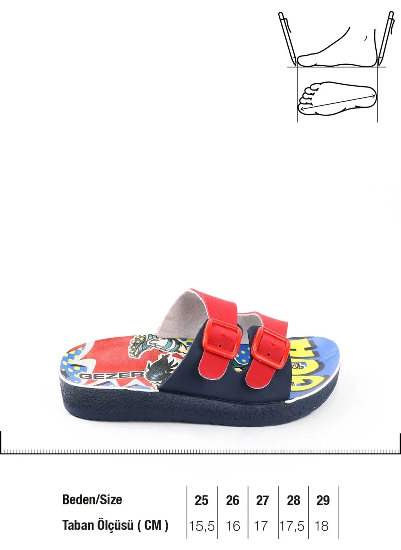 Gezer Summer Two Buckle Boys' Slippers