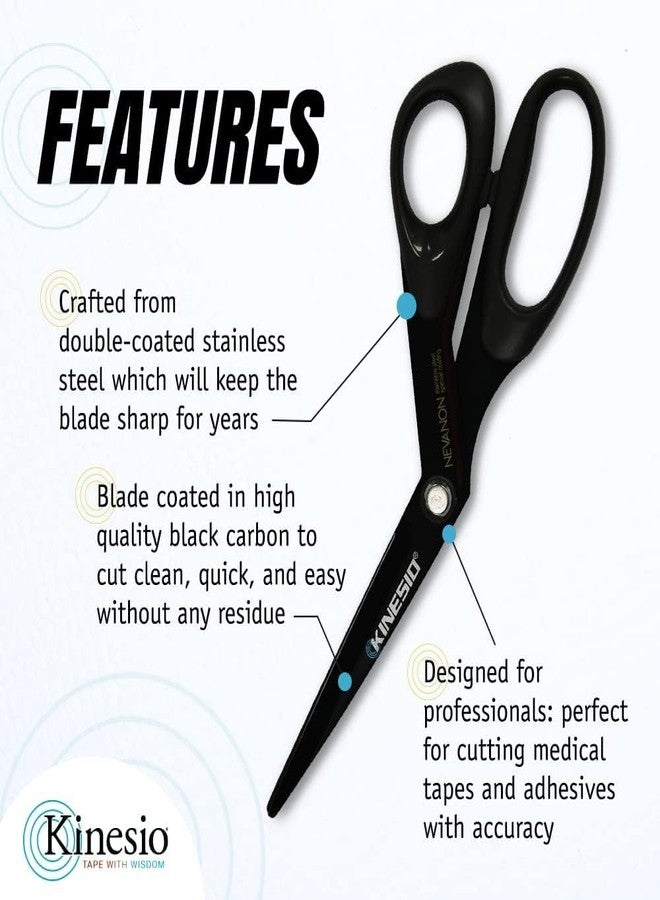 Kinesio Pro Scissors with Holster, Right Handed Bandage Scissors, For Use with Kinesio Therapeutic Elastic Tape - Image 2