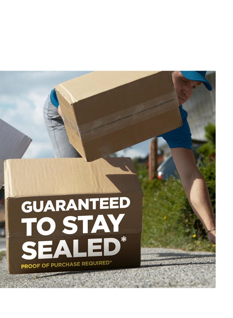 Scotch Heavy Duty Shipping Packing Tape, Clear, Packing Tape for Moving Boxes and Packaging Supplies, 1.88 in. x 22.2 yd., 6 Roll Dispensers, Moving Supplies - Image 4