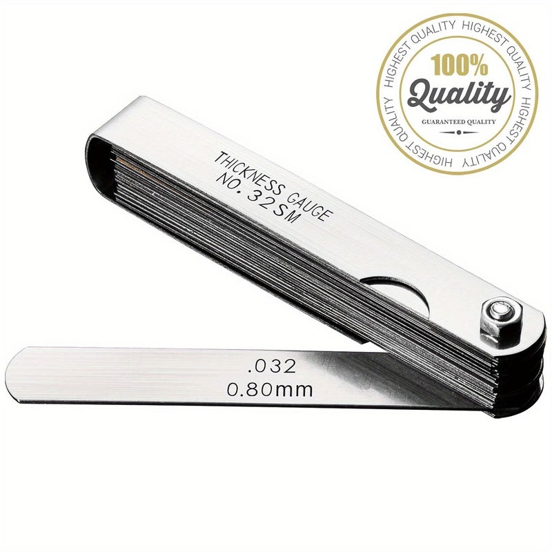 Silver Stainless Steel Feel Gauge And Thickness Gauge Set - Image 4