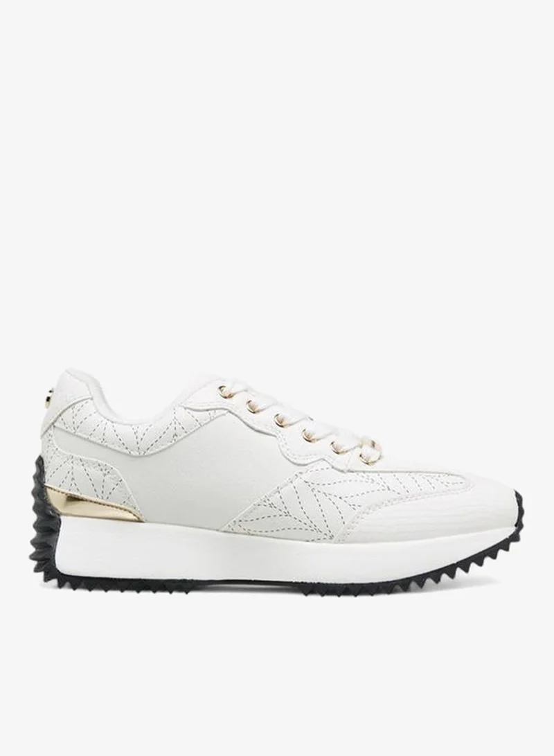 ELLE Women'S Panelled Lace-Up Sneakers