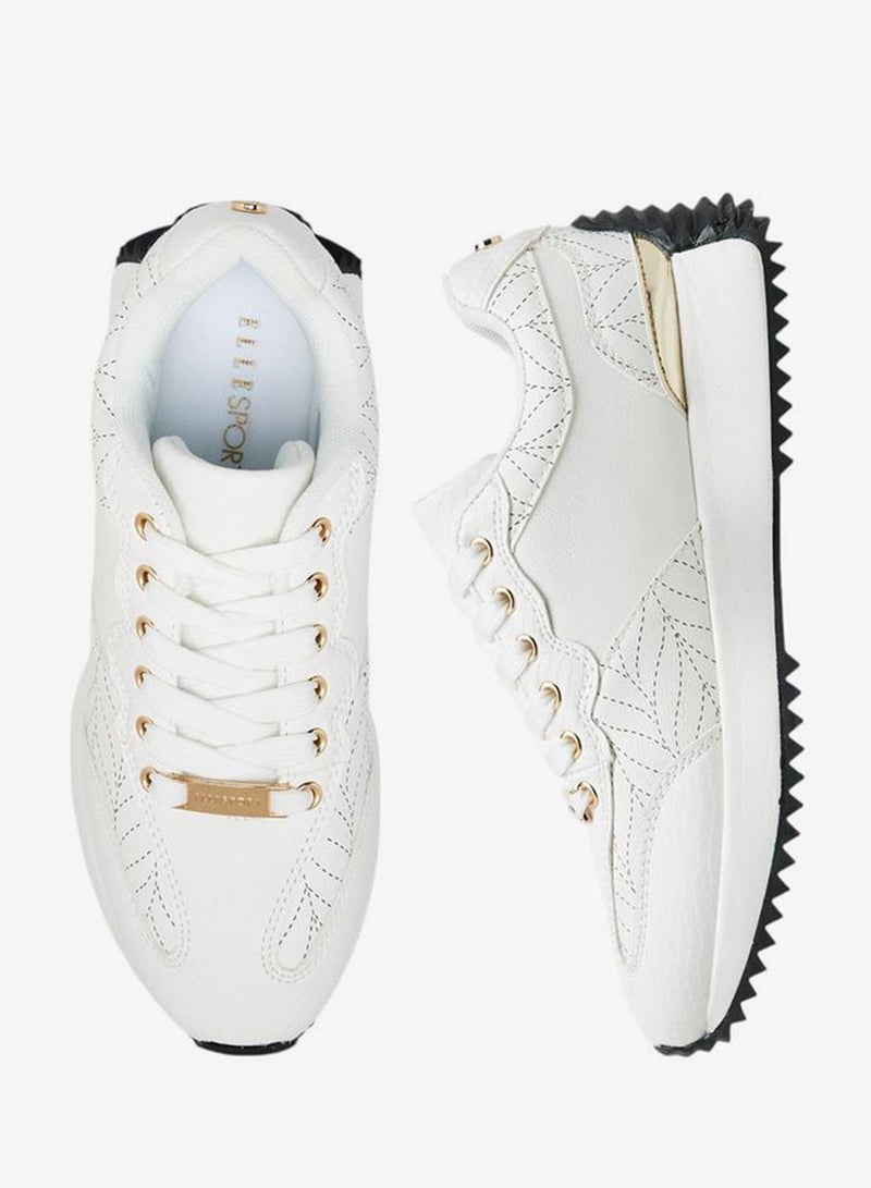 ELLE Women'S Panelled Lace-Up Sneakers - Image 3