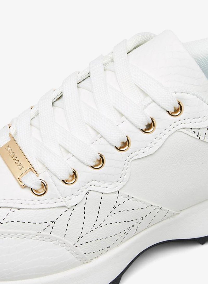 ELLE Women'S Panelled Lace-Up Sneakers - Image 4