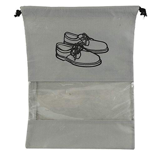 Moxstar Shoe Bag for Travel & Storage Travel Organizer for Women & Men Travel Accessories Shoe Organizer Shoe Bags Pouches (Grey, 12)… - Image 2