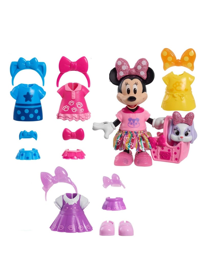 Disney Junior Minnie Glitter & Glam Pet Fashion Set 88189 - Image 1