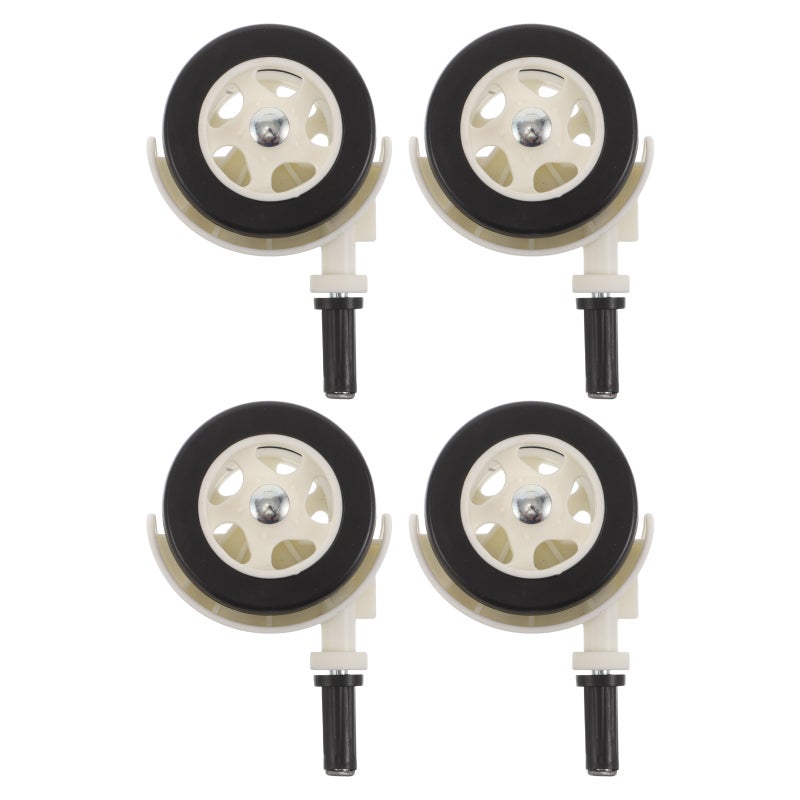 4pcs Baby Walker Wheels Parts: Silent Swivel Caster Wheels Helps Baby Learn To Walk Smoothly - Casters Accessories For Indoor Use - Image 5