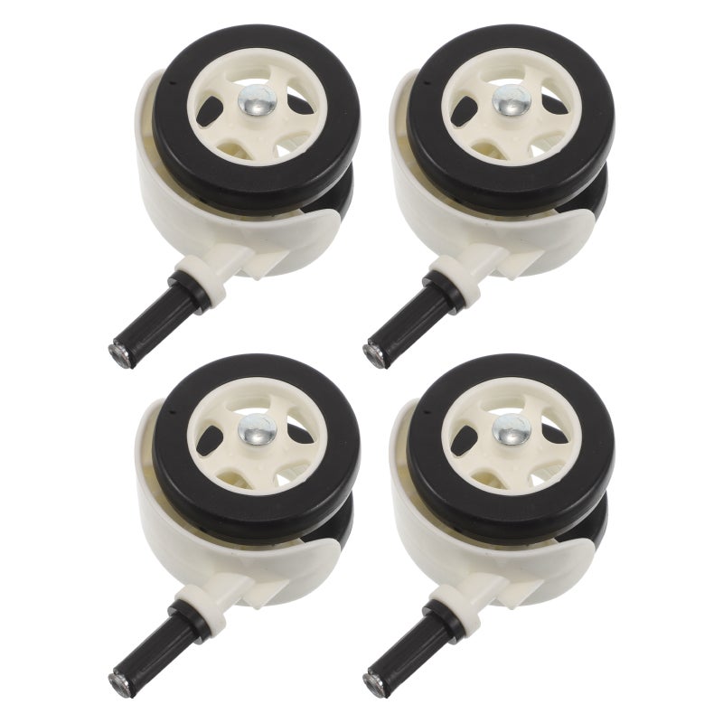 4pcs Baby Walker Wheels Parts: Silent Swivel Caster Wheels Helps Baby Learn To Walk Smoothly - Casters Accessories For Indoor Use - Image 4