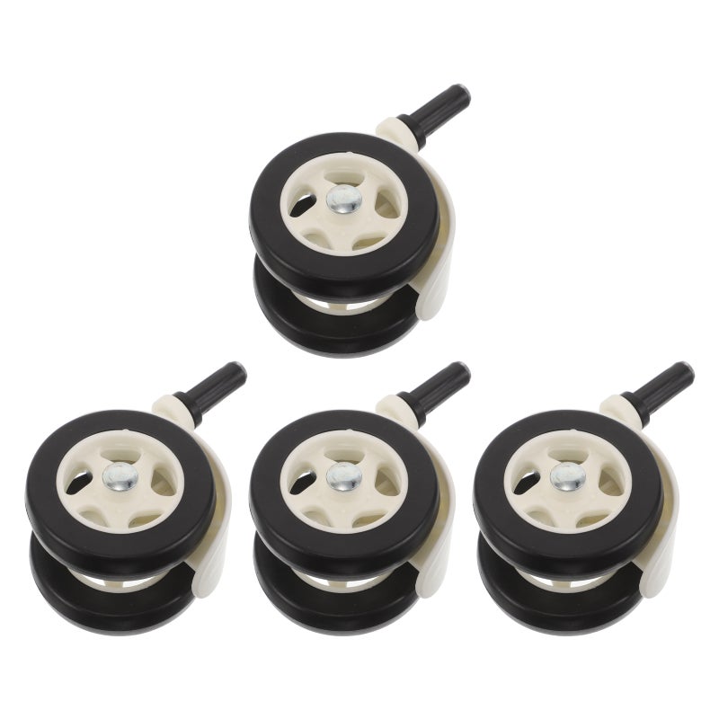 4pcs Baby Walker Wheels Parts: Silent Swivel Caster Wheels Helps Baby Learn To Walk Smoothly - Casters Accessories For Indoor Use - Image 3