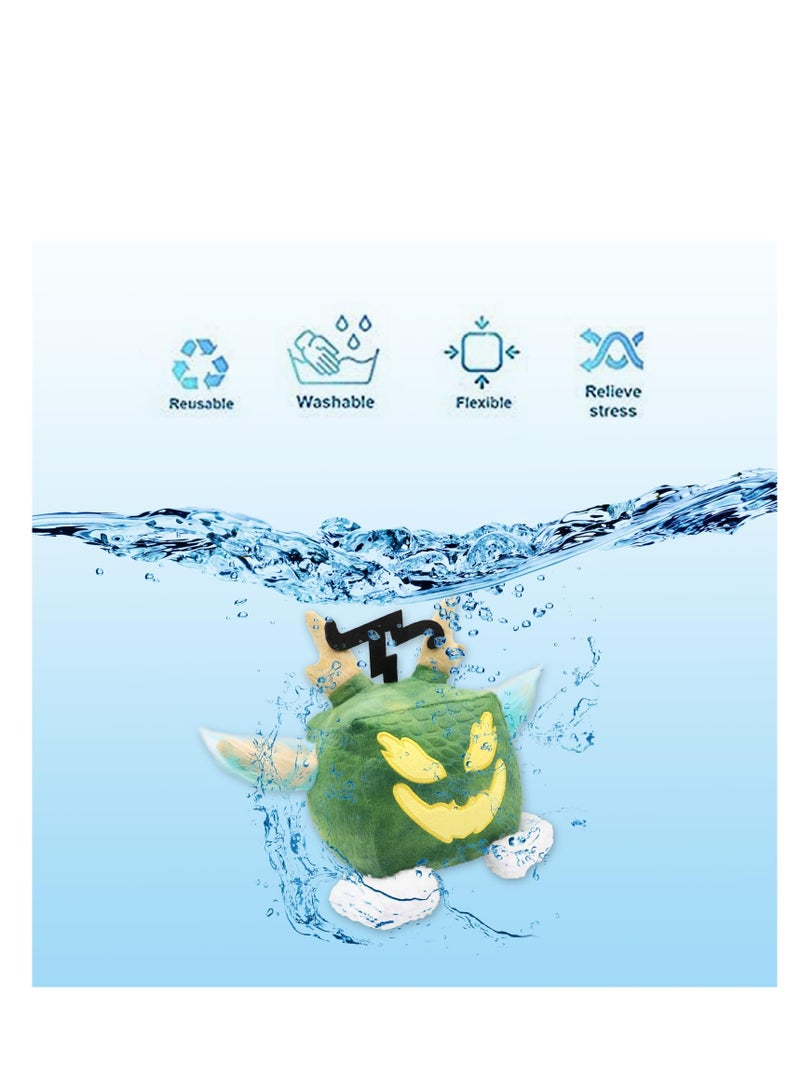 Blox Fruits Plush, 6 inch Blox Plush Plushies Toys Stuffed Animal Plushie Doll, Soft Fruits Hugging Plush Pillow Toy, Collectible Gifts for Kids Fans Aldults Birthday (Dragon) (Green) - Image 5