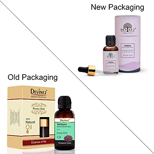 Devinez Verbena Essential Oil, 100% Pure, Natural & Undiluted, 15ml in Glass Bottle - Image 2
