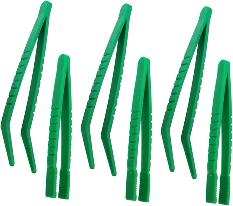 6Pcs Kids Plastic Tweezers Set For Science Experiments Crafts And Insect Collecting - Image 2