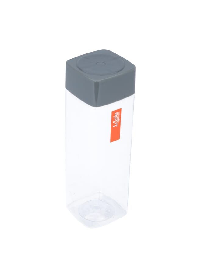 IDEA Plastic Bottle With A Square Gray Cap  - Image 1