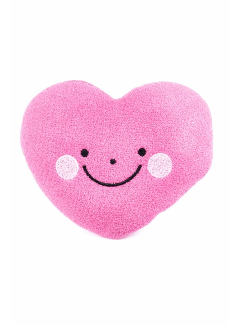 إسفنجة استحمام للأطفال على شكل قلب وردي - إسفنجة استحمام وردية على شكل قلب للأطفال، ناعمة ولطيفة