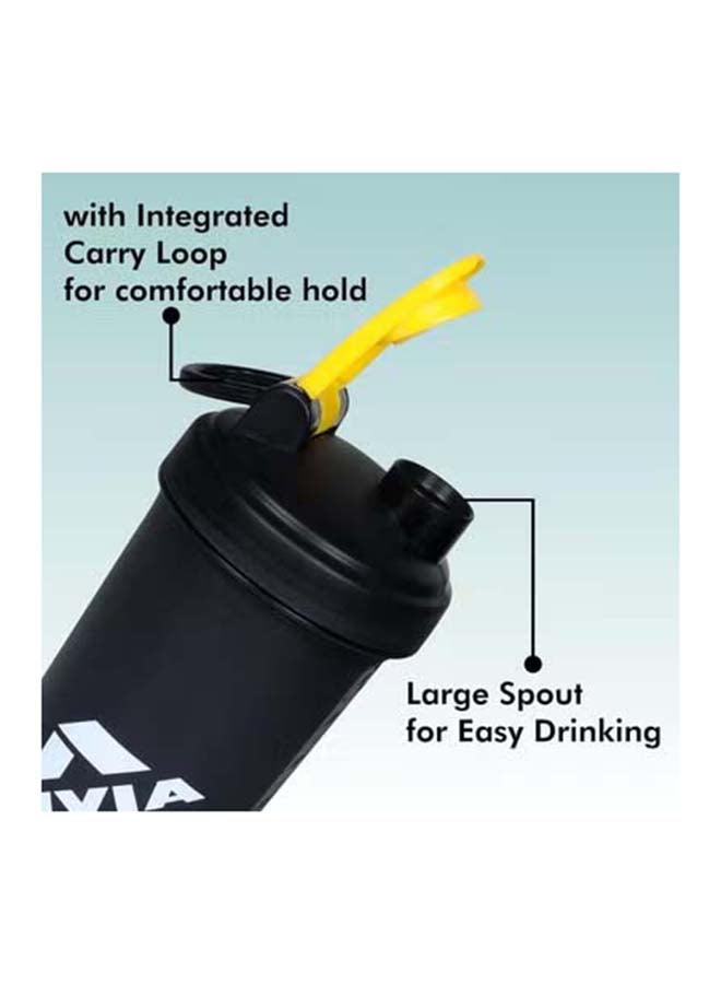 Nivia Street Plastic Shaker 750ML, 100% Leakproof, Ideal for Men & Women, Preworkout, BPA Free - Black - Image 4