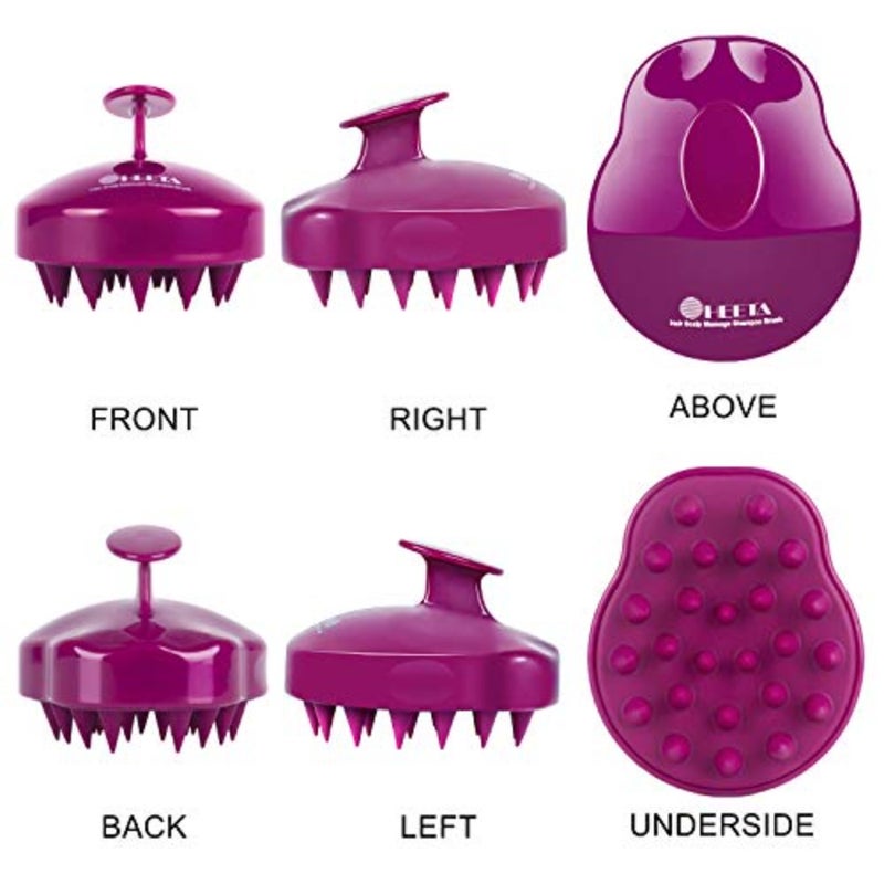 Scalp Massager for Hair Growth, Soft Silicone Bristles to Remove Dandruff and Relieve Itching, Scalp Scrubber for Hair Care Relax Scalp, Shampoo Brush for Wet Dry Hair - Image 4