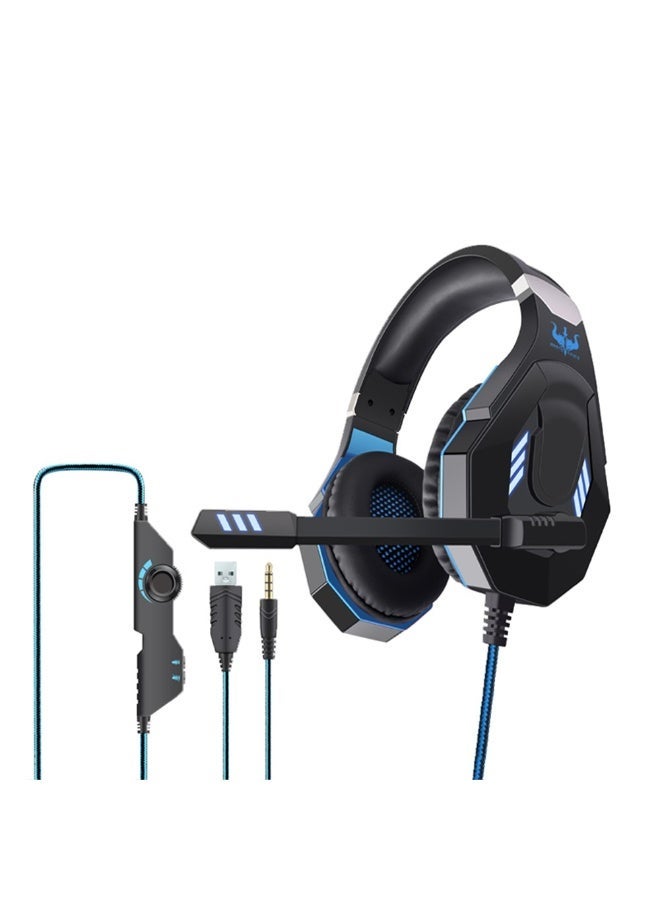 سماعة رأس للألعاب مزودة بإضاءة LED من OVLENG GT93 - مثالية للرياضات الإلكترونية والألعاب التنافسية - Image 3