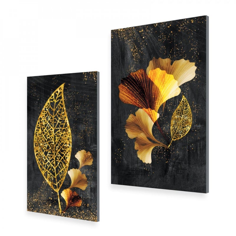 Marktna A double canvas painting with a modern design, total size 100 x 70 cm - Image 2
