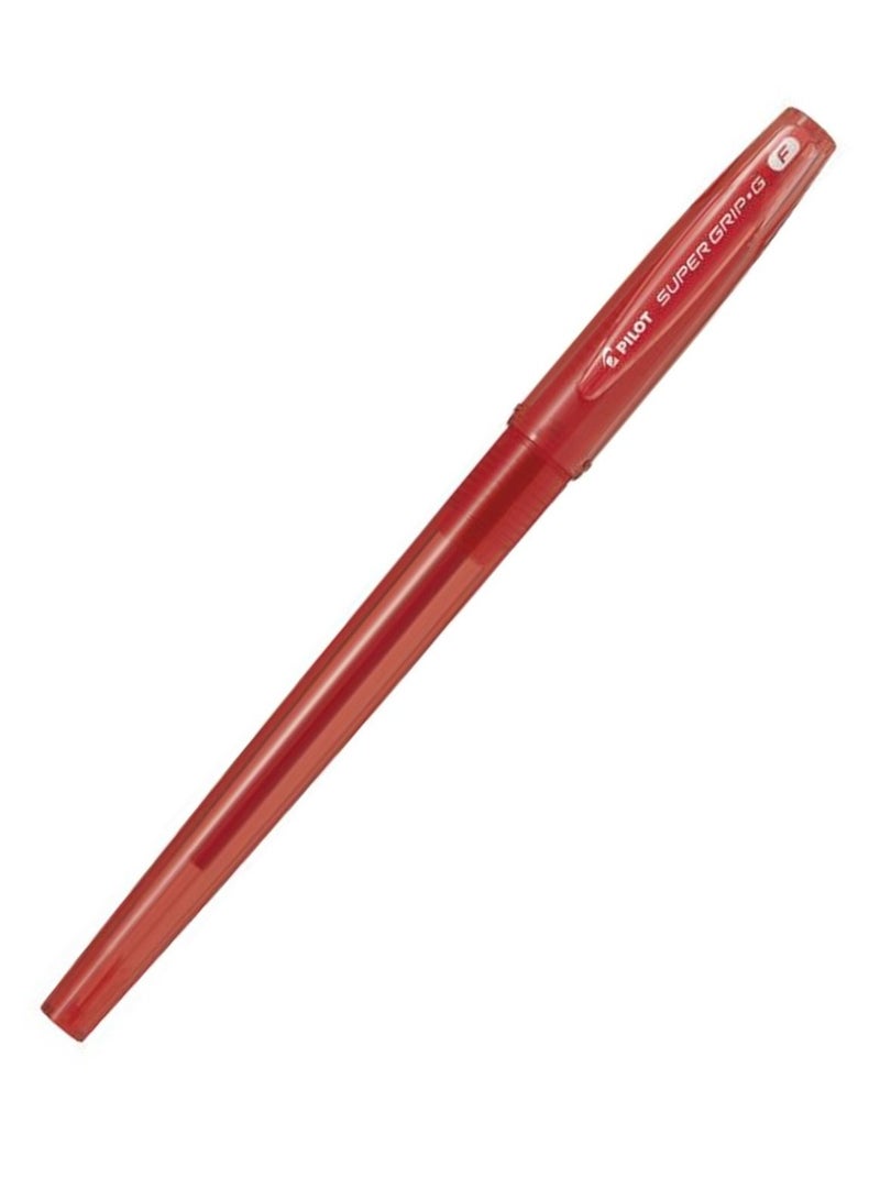 PILOT 12-Piece Supergrip Ballpoint Pen Fine Tip Red Ink - Image 2