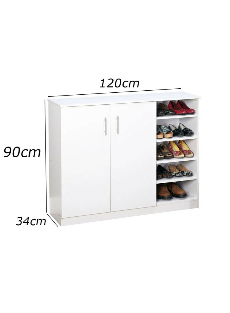 Furniture Store Modern shoe cabinet - height 90 cm - width 120 cm - depth 34 cm, from Furniture Store.  - Image 4
