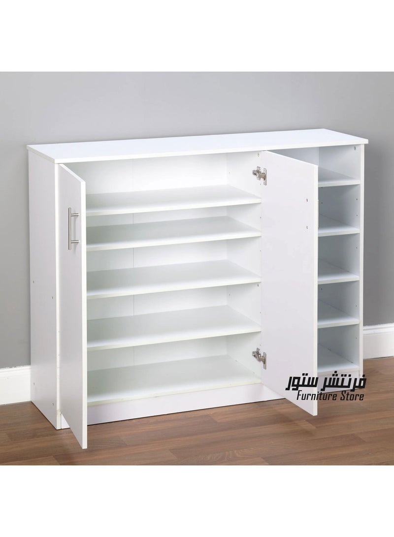Furniture Store Modern shoe cabinet - height 90 cm - width 120 cm - depth 34 cm, from Furniture Store.  - Image 2