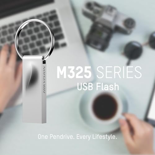 HIKVISION M325 64GB USB Pen Drive | USB 3.2 High Speed Flash Drive | Metal Body | Compatible with Laptop & PC | HS-USB-M325(DZ)/64G - Image 3