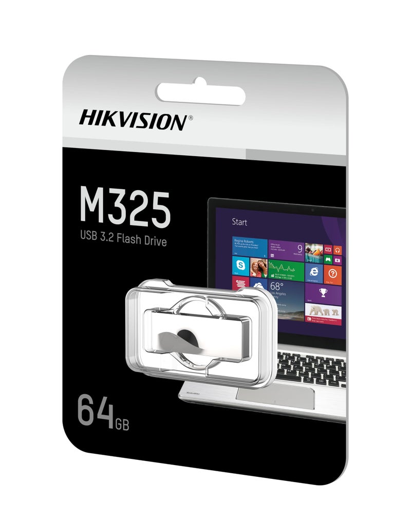 HIKVISION M325 64GB USB Pen Drive | USB 3.2 High Speed Flash Drive | Metal Body | Compatible with Laptop & PC | HS-USB-M325(DZ)/64G - Image 4