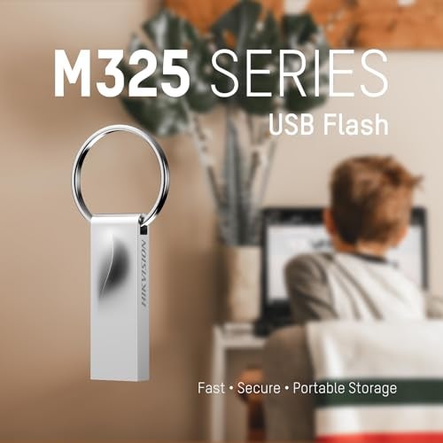 HIKVISION M325 64GB USB Pen Drive | USB 3.2 High Speed Flash Drive | Metal Body | Compatible with Laptop & PC | HS-USB-M325(DZ)/64G - Image 2