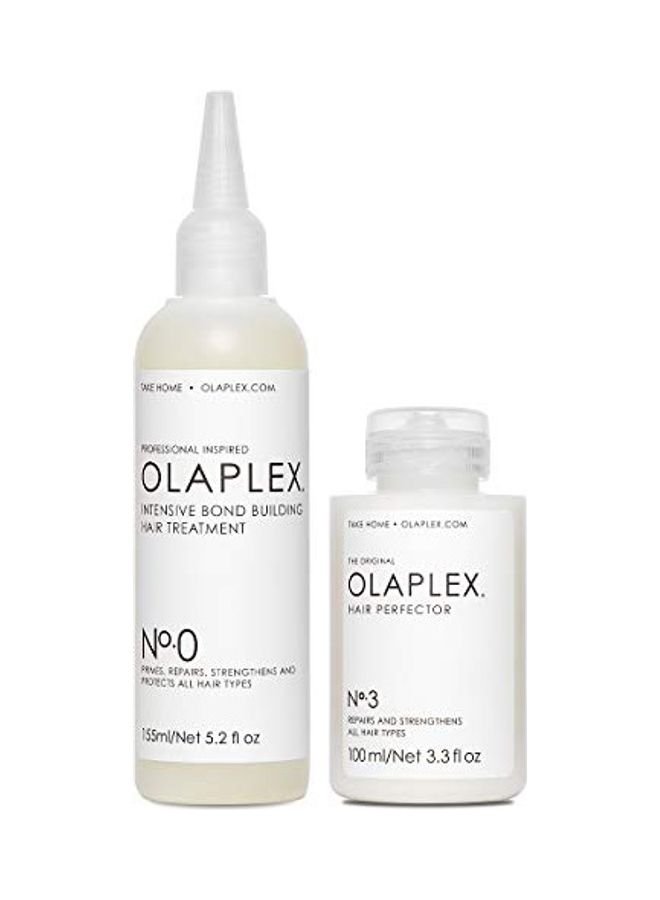 Olaplex No.3 Hair Perfecter With  No.0 Intensive Bond Building Treatment Clear - Image 1