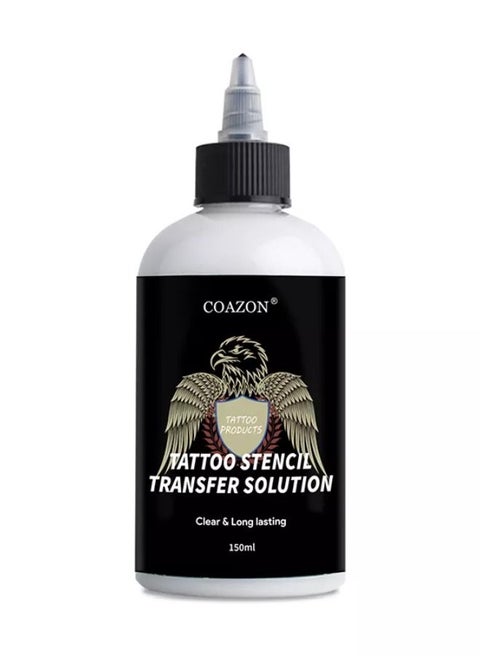Tattoo Stencil Transfer Solution , Tattoo Hold Lock Solution , No Blood Line or Gray Line Required , Stencil Stuff Solution 150ml
