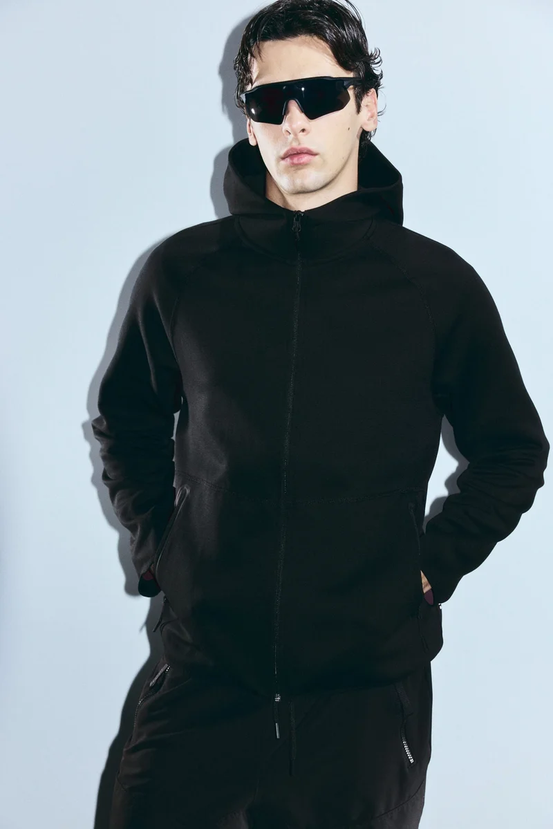 H&M  DryMove™ Zip-through hoodie for Men | Best Price UAE