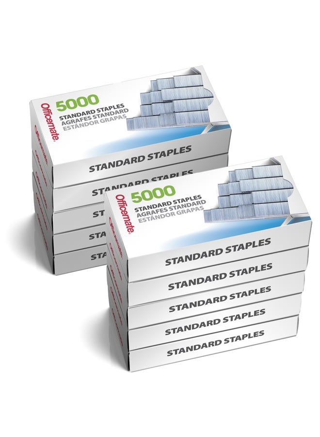 Officemate Standard Staples, 10 Boxes General Purpose Staple (91950) - Image 1