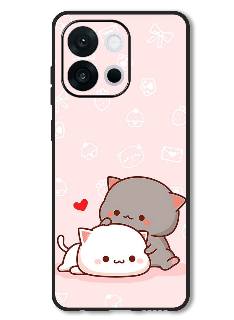 Theodor Case Compatible with OnePlus 13s 6.32 Inch Protection Shockproof Bumper Cover Cat Lovers - Image 1