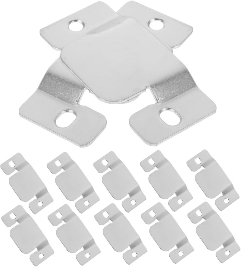 VOSAREA 12pcs Sofa Connector Kit Sectional Couch Connectors Couch Sectional Metal Furniture Clamps for Sofa - Image 1
