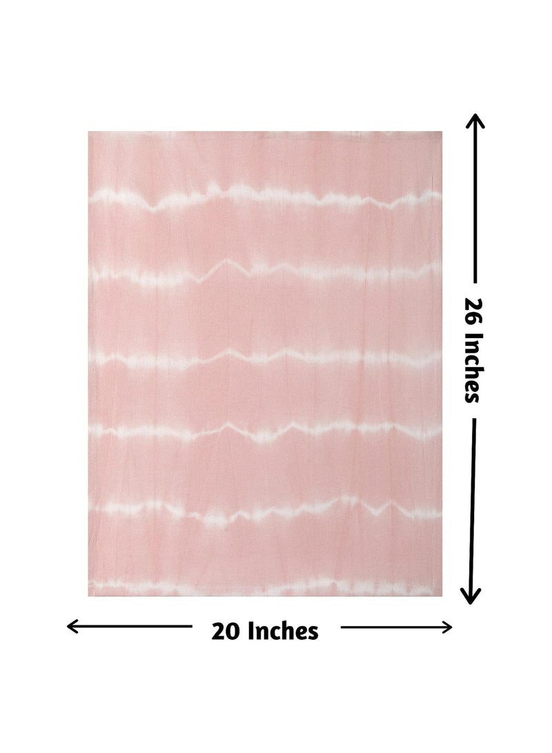Folkulture Folkulture Kitchen Towels or Dish Towels for Kitchen Set of 3, 20x26 Inches Tea Towels with Hanging Loop  Modern Dish Cloths or Flour Sack Towels for Farmhouse Decoration  100% Cotton Indie Blush  - Image 5