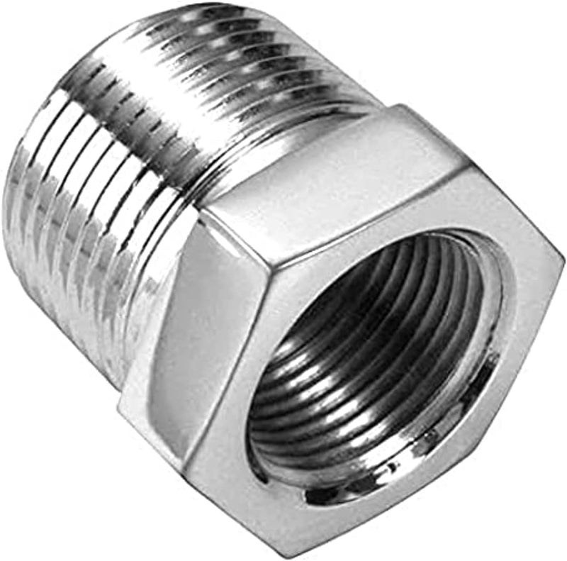 AQ AQSON محول AQSON CP مع شريط تفلون لخرطوم الغسالة - 3/4 × 1/2 بوصة - Image 3