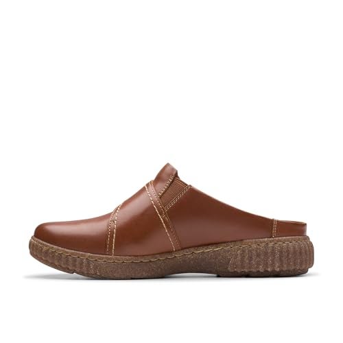 clarks حذاء كلاركس النسائي كارولين باي مولي، جلد بني، 5 - Image 3